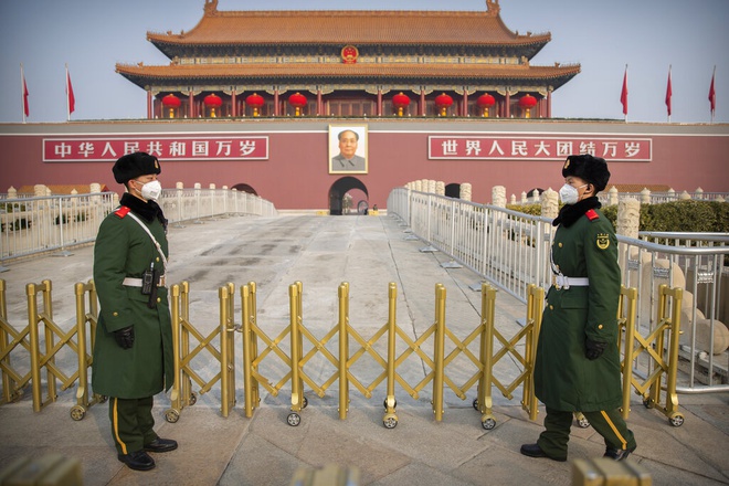 Duong pho trung tam tai chinh Bac Kinh hoang lanh vi dich virus corona hinh anh 3 194169478_AP20027185389322.jpg