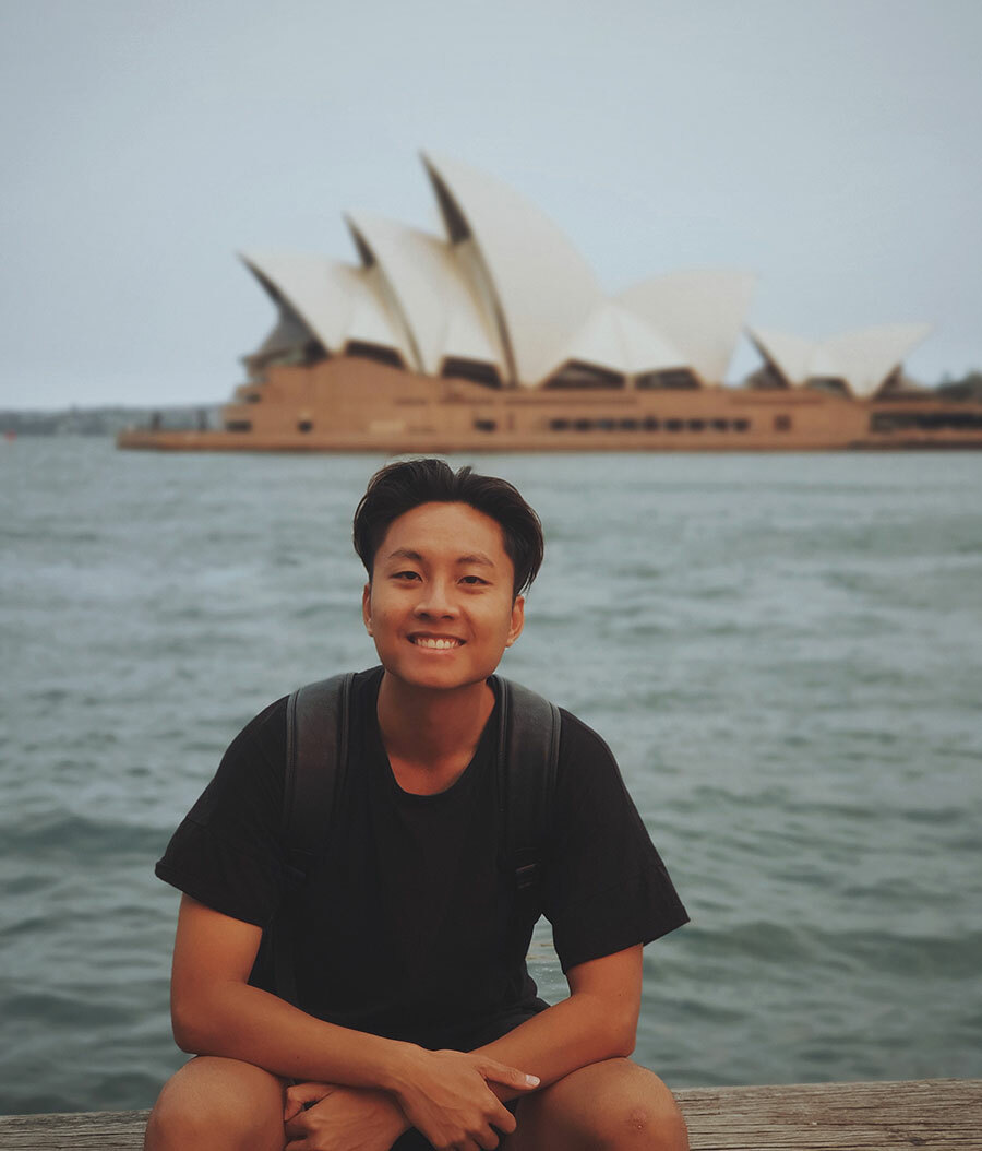 Tú trong một chuyến du lịch tới Australia. Ảnh: NVCC.