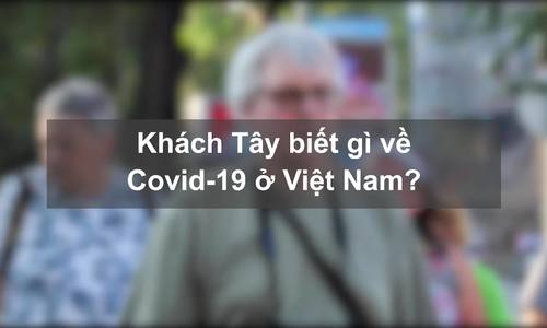 Khách Tây không ngại Covid-19 ở Việt Nam