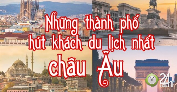 Những thành phố hút khách du lịch nhất châu Âu