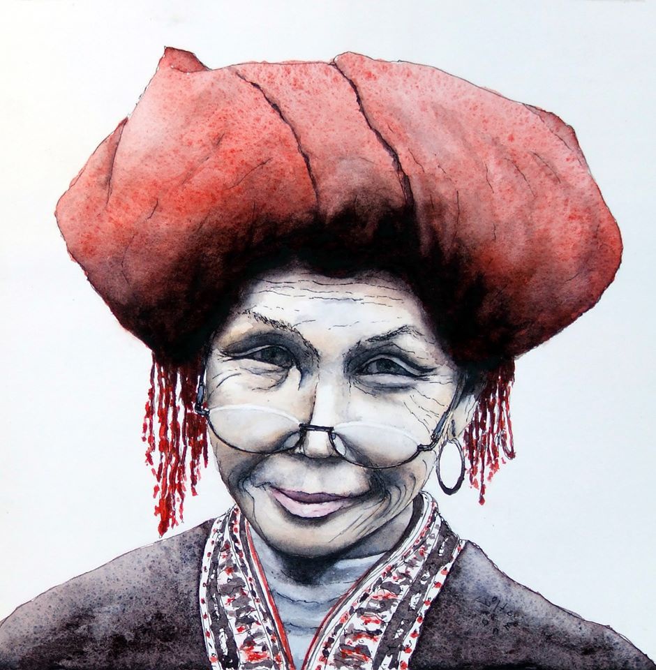 Canh dep Viet Nam tai hien qua tranh ve cua du khach Phap hinh anh 3 8.jpg