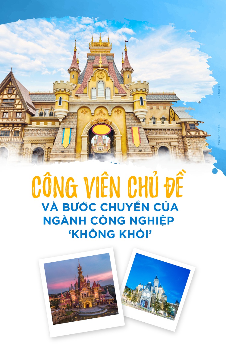 Công viên chủ đề và bước chuyển của ngành công nghiệp ‘không khói’