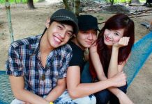 Ảnh thời quê và ngố của Đông Nhi, Ngô Kiến Huy, Noo Phước Thịnh anh qua khu cua gia dinh van hoa anh 1