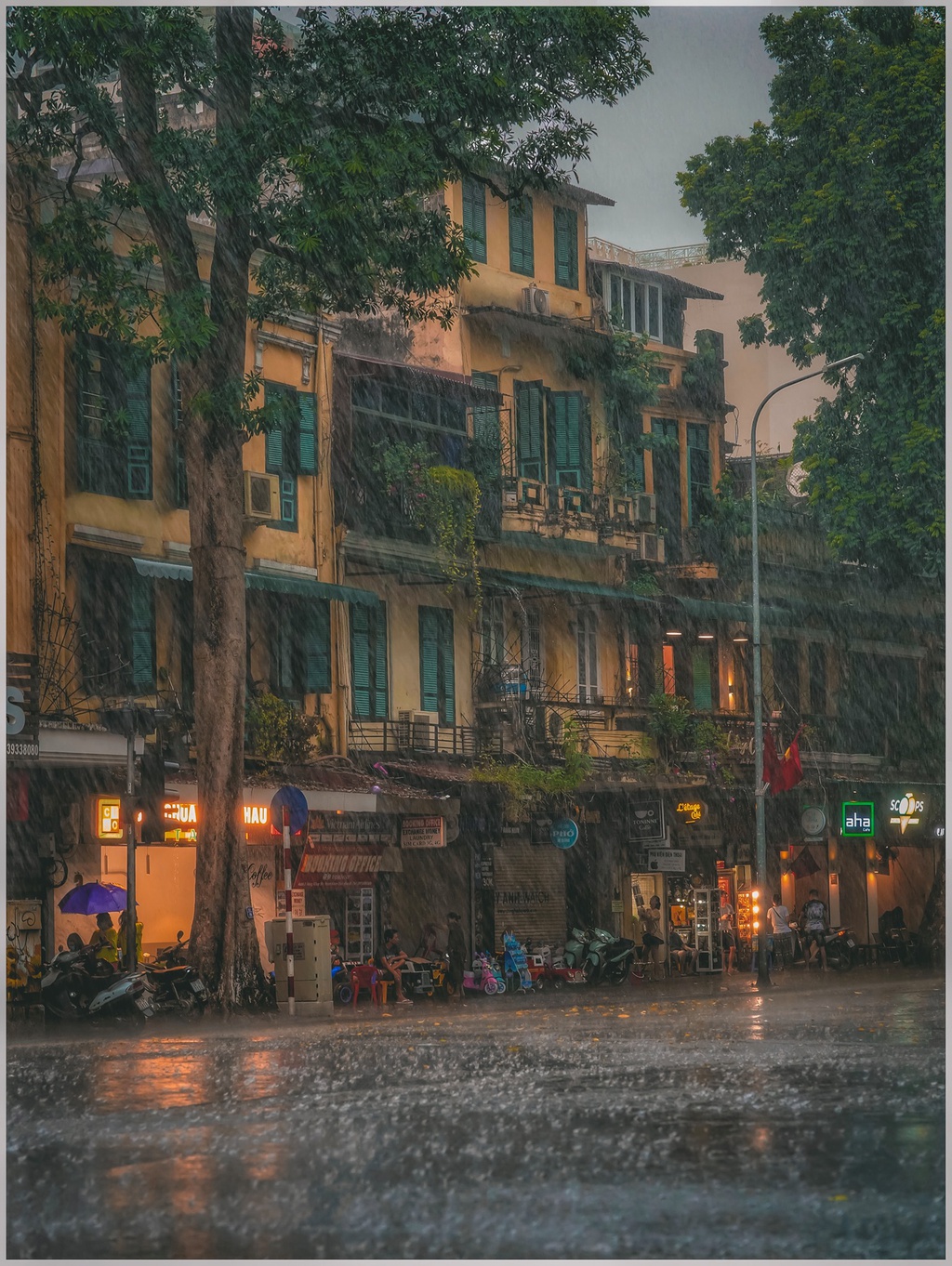 mua rao Ha Noi anh 5