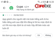 Bão 1 sao ngày Gojek Việt Nam chào sân, người dùng bất mãn dọa thẳng tay xóa app hoặc chuyển sang dùng của đối thủ khác Bão 1 sao ngày Gojek Việt Nam chào sân, người dùng bất mãn dọa thẳng tay xóa app hoặc chuyển sang dùng của đối thủ khác - Ảnh 1.