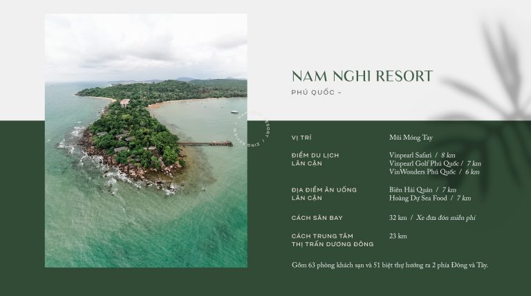 Đánh giá Nam Nghi Resort Phú Quốc