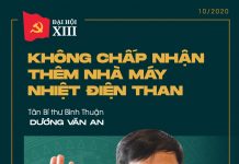 Tân Bí thư Bình Thuận: Không chấp nhận thêm nhà máy nhiệt điện than