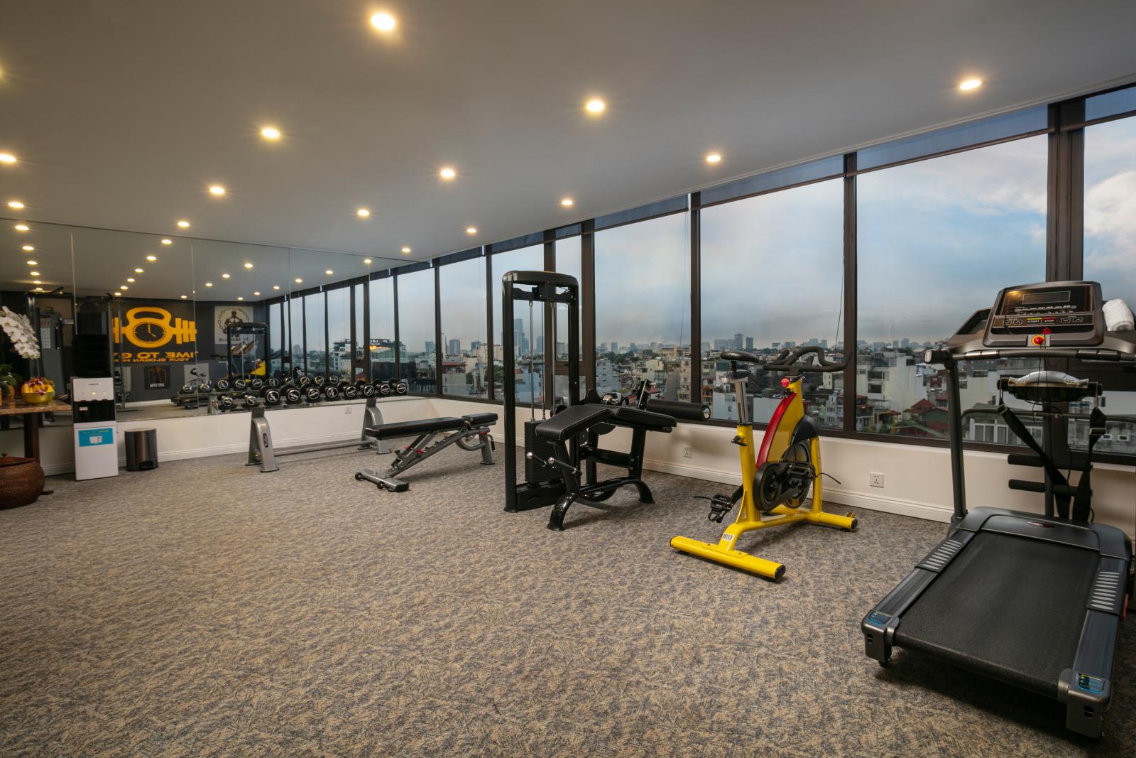 khu gym khách sạn phố cổ hà nội