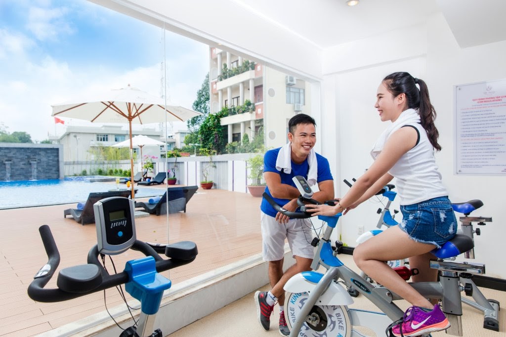 khu Gym sang trọng khách sạn TTC Cần Thơ