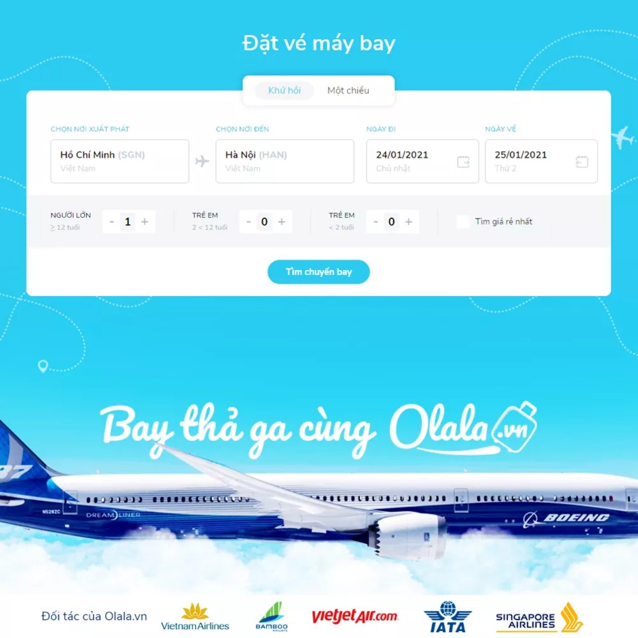 Olala đặt vé máy bay nhanh - cùng bạn cất cánh - 4