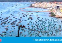 Cáp treo 3 dây vượt biển dài nhất thế giới ở Việt Nam