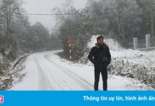 Du khách khoe ảnh băng tuyết ở Sa Pa, Ô Quy Hồ