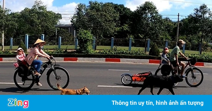 Vợ chồng Vũng Tàu bán nhà, đạp xe đi phượt cùng con