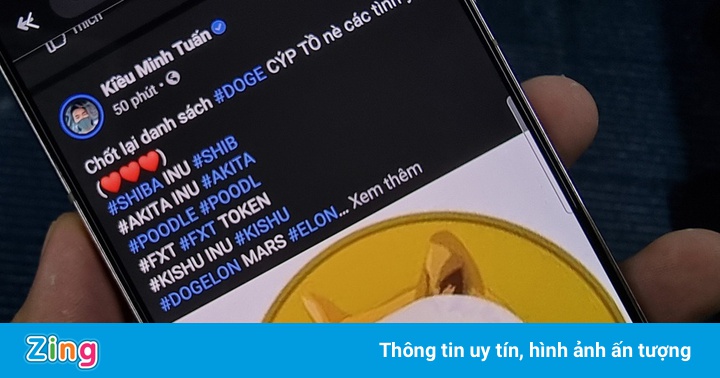 Loại coin Ngọc Trinh quảng cáo giá gần về 0