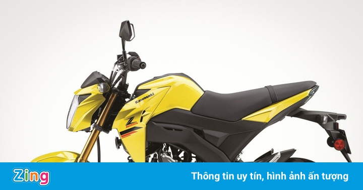 Kawasaki Z125 Pro 2022 dùng phuộc upside-down, chưa có phanh ABS