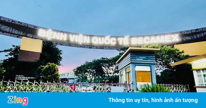 Phong tỏa tạm thời Bệnh viện quốc tế Becamex ở Bình Dương