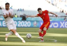ĐT xứ Wales 0-1 Thụy Sĩ: Embolo mở tỷ số DT xu Wales vs Thuy Si anh 1