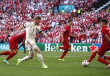 Đan Mạch 1-1 Bỉ: De Bruyne tạo sự khác biệt Dan Mach vs Bi anh 1