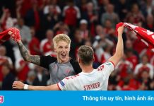 Đan Mạch vỡ òa khi vượt qua vòng bảng Euro 2020