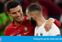 Ronaldo chỉ hướng chuyền cho Benzema
