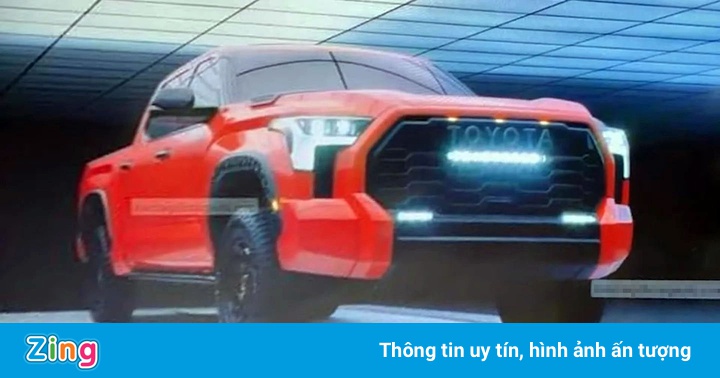 Rò rỉ hình ảnh Toyota Tundra 2022 trước ngày ra mắt