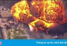 Nổ nhà máy hóa chất, 1.000 người Mỹ sơ tán