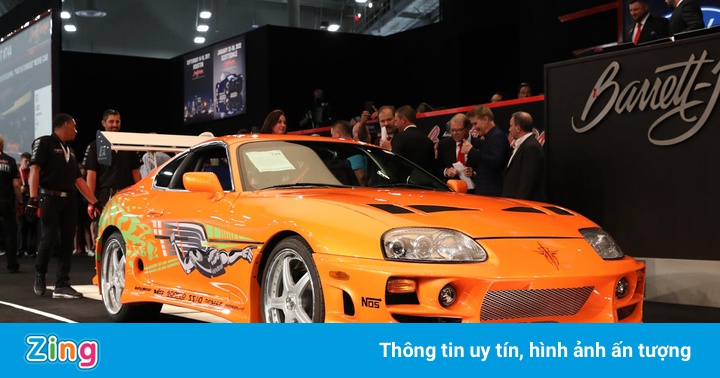 Toyota Supra trong phim ‘Fast & Furious’ có giá hơn nửa triệu USD