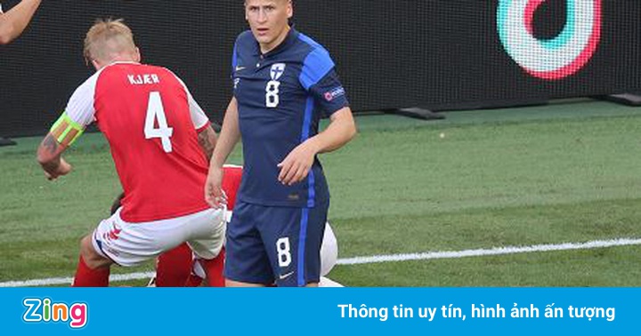 Eriksen bất tỉnh trong trận gặp Phần Lan