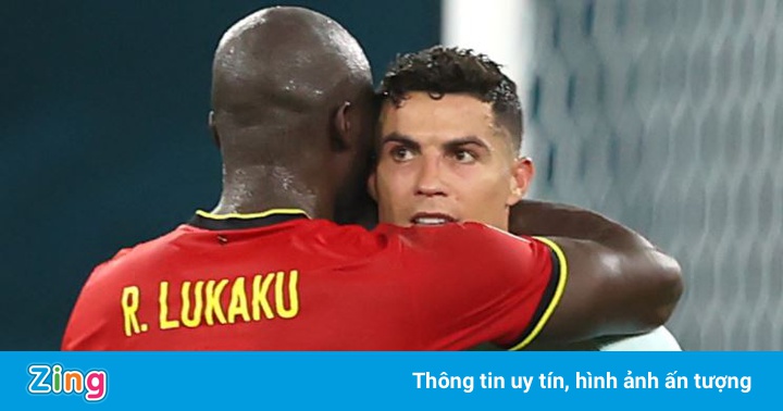 Dàn sao tuyển Bỉ thay nhau an ủi Ronaldo