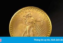 Đồng xu Double Eagle được bán với giá gần 20 triệu USD