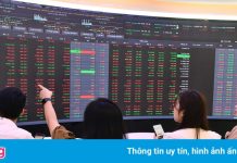 Chứng khoán giảm điểm ngay sau phiên lập đỉnh