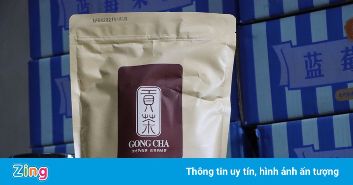 Phát hiện hàng tấn nguyên liệu trà sữa Gong Cha, Royaltea nhập lậu