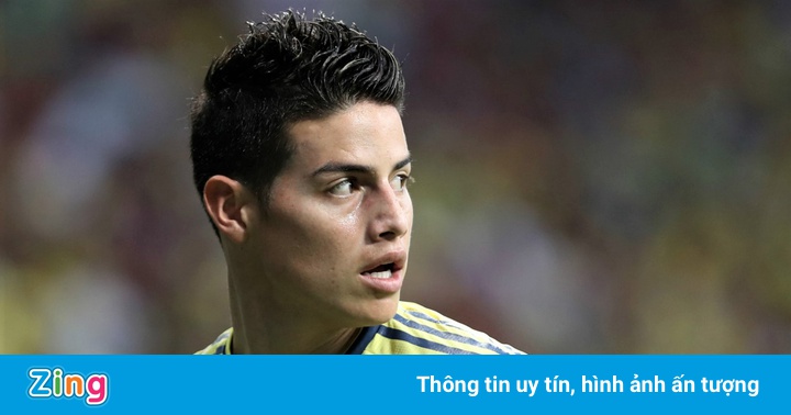 Hào quang của James Rodriguez ở tuyển Colombia vụt tắt