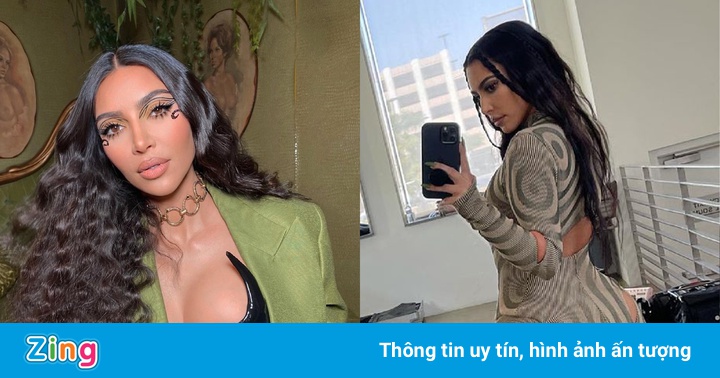 Quần thủng lỗ và loạt trang phục độc đáo của Kim Kardashian