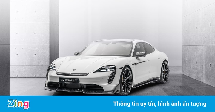 Porsche Taycan bản độ Mansory mạnh mẽ và cá tính hơn