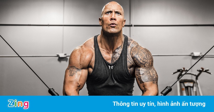 The Rock đã làm gì để có thân hình vạm vỡ?