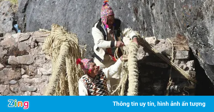 Dựng lại ‘cây cầu sống của người Inca’