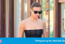 Irina Shayk diện áo corset khoe dáng gợi cảm