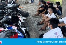 Cảnh sát vây nhóm ‘quái xế’ ở TP Thủ Đức