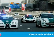 Dàn siêu xe triệu USD của cảnh sát UAE
