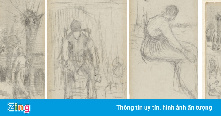 Phát hiện tác phẩm của Van Gogh giấu trong sách