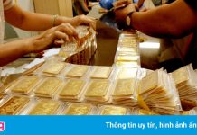 Giá vàng lao dốc đầu tuần