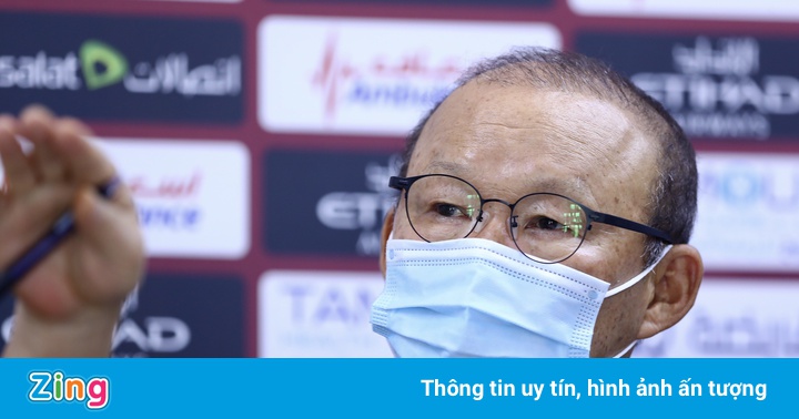 HLV Park Hang-seo: ‘Việt Nam không đá để hòa UAE’