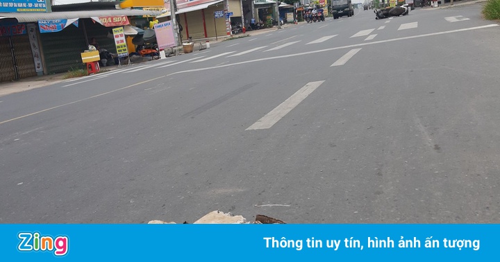 Cô gái chấn thương sọ não sau khi va vào bê tông trên quốc lộ