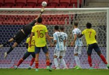 Argentina 1-0 Colombia: ‘Albiceleste’ thoát thua 2 lần liên tiếp Argentina vs Colombia anh 1