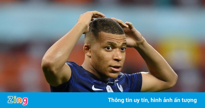 Giá trị Mbappe giảm sau Euro 2020