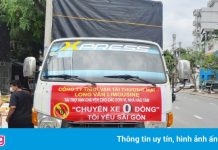 Xuất hiện xe giả đoàn từ thiện để vào TP.HCM