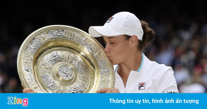 Barty lần đầu vô địch Wimbledon