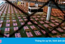 Bệnh viện dã chiến trị Covid-19 bên trong sân bay Bangkok