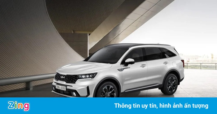 Kia Sorento bản nâng cấp 2022 ra mắt với logo và trang bị mới